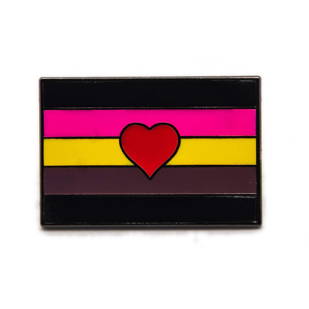 Adipophilia Flag Enamel Pin Badge Size Body Acceptance Pride Gift  For Her/Him - Pin Ace