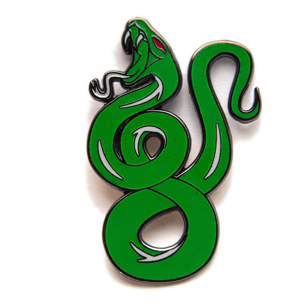 Slytherin Pin Enamel Badge Harry Potter Snake Serpent Cunning Inspired Gift For Her/Him - Pin Ace