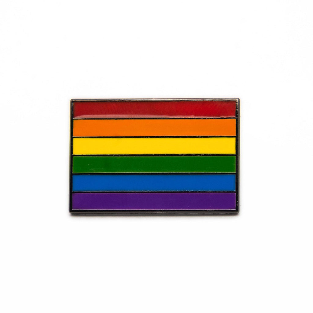 LGBT Gay Pin Pride Flag Enamel Badge Rainbow Lapel LGBTQ Queer Gift For Her/Him - Pin Ace